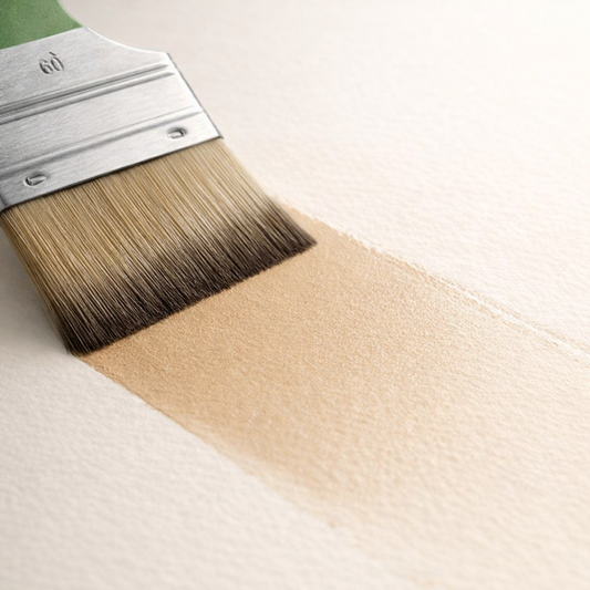 da Vinci Student Series 5073 Fit for School and Hobby Paint Brush, Mottler Flat Elastic Synthetic with Green Matte Handle, Size 60