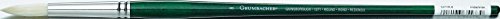 Grumbacher Gainsborough Round Oil and Acrylic Brush, Hog Bristle, Size 8 (1271R.8)
