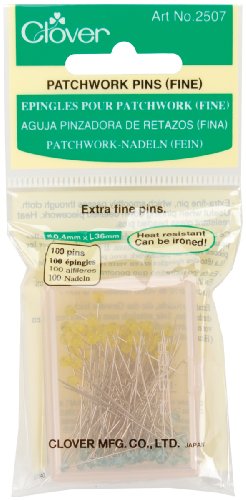 Clover Needlecrafts Patchwork Pins Fine 100 Pack 2507 (2-Pack)