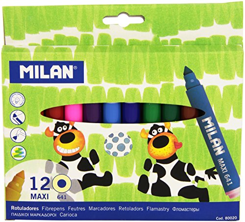Milan 80020 Markers, Pack of 12