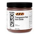 Golden Open Acrylic 8 oz Jar - Transparent Red Iron Oxide