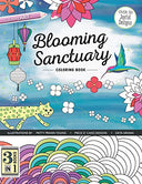 Blooming Sanctuary Coloring Book: 3 Books in 1