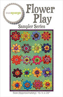 Sampler Series Pattern and Template Set by Sue Spargo - Wool Applique Project ''Flower Play'' (15.5