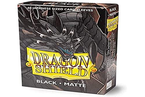 Arcane Tinman Sleeves: Dragon Shield Matte Japanese Black (60)