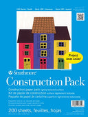 Strathmore (27-319 STR-27-319 200 Sheet Kids Construction Paper Pack, 9 by 12