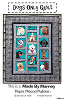 Made by Marney Paper Pieced Quilt Pattern - Dogs Only (42