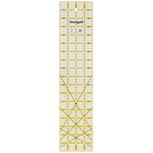 Omnigrid Ruler, 4 x 18-Inch, Clear