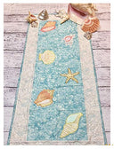 Amelia Scott Designs On The Beach Table Runner for Machine Embroidery
