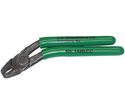 C. S. OSBORNE 1440-CC - HOG RING PLIER, BENT HANDLE, CLOSING SPRING
