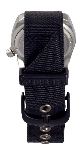 Bertucci A-1S Field™ Black Dial, Black Nylon Band 36mm Watch