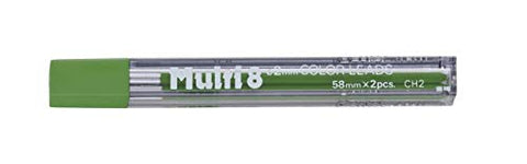 Pentel Multi 8 Color 2 mm Lead Refill, Green (CH2-D)