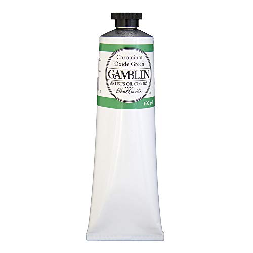 5.07 Ounce Artists' Grade Oil Color Color: Chromlum Oxide Green