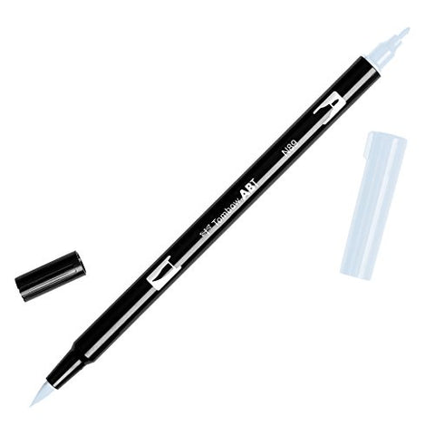 Tombow Dual Brush Pen Art Marker, N89 - Warm Gray 1, 1-Pack