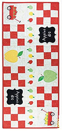 Amelia Scott Designs Apple a Day Table Runner for Machine Embroidery
