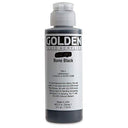 4 Oz Fluid Acrylic Color Paint Color: Bone Black