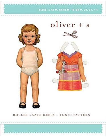 Roller Skate Dress + Tunic Sewing Pattern (Sizes 6 m-4)