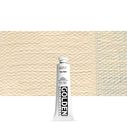 2 Oz Heavy Body Acrylic Color Paints Color: Titan Buff