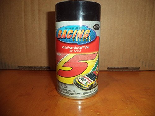 Testors Racing Colors #5 Kelloggs Red Spray Paint Enamel Model Use 3 Oz New ,#G14E6GE4R-GE 4-TEW6W268535