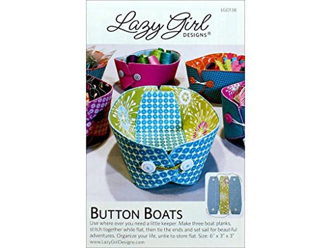 Lazy Girl Design Button Boats Ptrn
